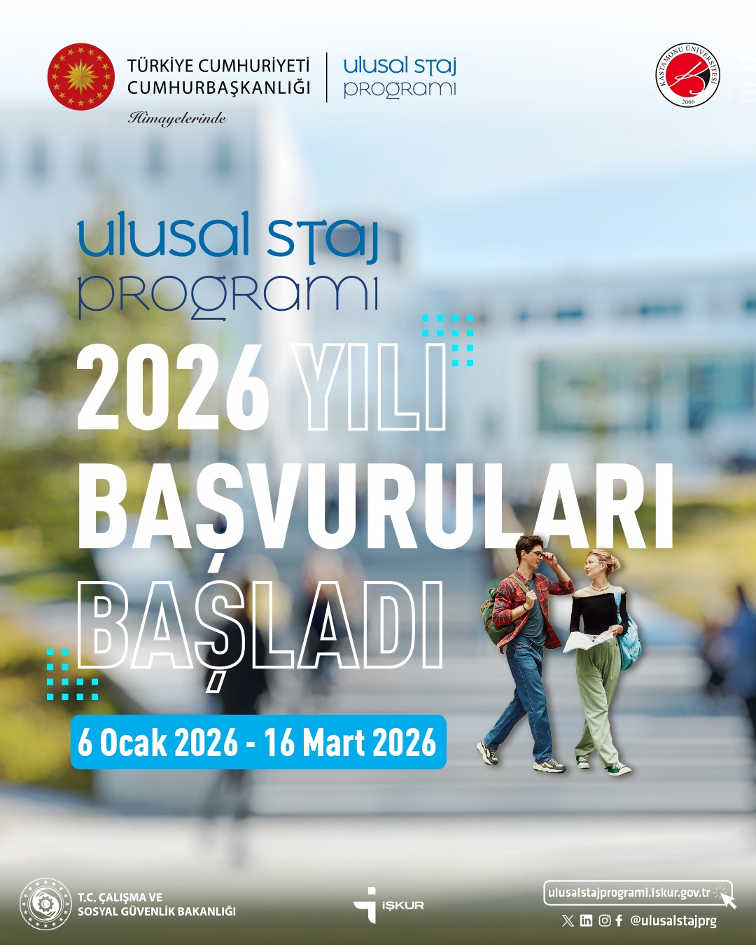 Ulusal Staj Programı 2026 Yılı Başvuruları Başladı